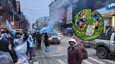 ¡NO PASARÁN! La Scaloneta le ganó a Inglaterra y el centro de Bariloche es una fiesta