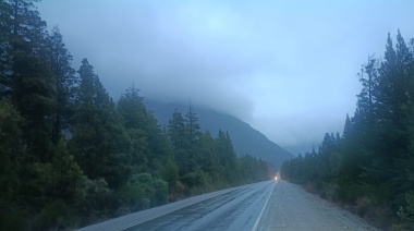 Alerta por lluvias en la ruta Juan Herman (ex 40): así está el tramo Bariloche-El Bolsón