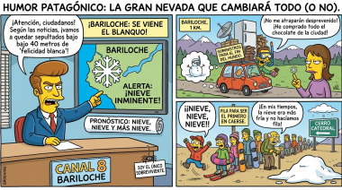 Otra vez cadenas, otra vez el drama: viene nieve, viene lluvia y viene el clásico barilochense