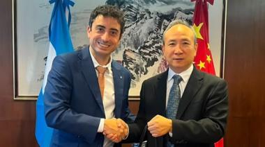 Fullone llevó la agenda de desarrollo de Río Negro al embajador de China