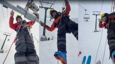 "Nunca me había pasado": el relato de un damnificado en la silla Nubes, con los patrulleros recién despedidos