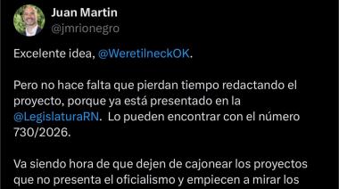 El PRO dejó en off side a Weretilneck: denunció que les robó la idea de la eximición de Ingresos Brutos a turistas extranjeros