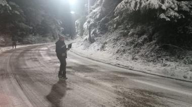 Fuertes heladas: el Municipio pide extrema precaución al circular por Bariloche