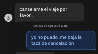 Forobardo: un conductor de apps se descargó contra "los indios de acá" por una cancelación y vecinos le pararon el carro