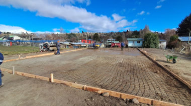 Comenzó la construcción de cuatro nuevas canchas de pádel junto al Gimnasio Municipal N.º 3