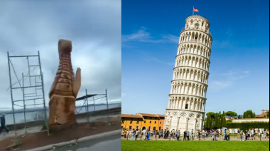Nahuelito, torcido pero de pie: ¿nuestra Torre de Pisa?