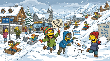 Suspenden las clases en Bariloche y la región por el mal estado del tiempo