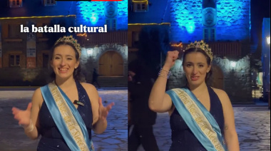La reina de la nieve saliente se sumó a La Libertad Avanza en Bariloche