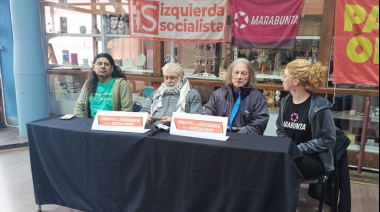 El "Pollo" Sobrero llegó a Bariloche para bancar la lista Frente de Izquierda por el Socialismo que competirá en noviembre