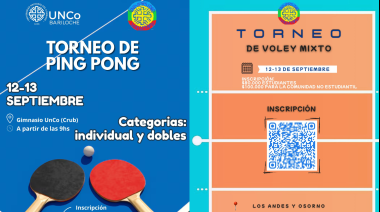¿Tenés equipo o sos crack con la paleta? El Centro de Estudiantes del CRUB lanza su torneo relámpago