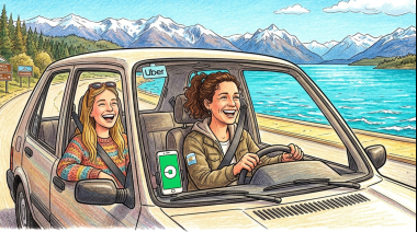 Uber le da otra vuelta a la movilidad en Bariloche: llega la app con conductoras exclusivas