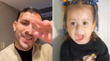 La nena de Bariloche que le dice “el nene” a Paredes y recibió su saludo personalizado