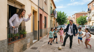 Pidió la siesta sin fútbol en el patio de al lado, y el juez le sacó tarjeta roja al reclamo