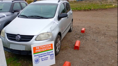 Dina Huapi: retuvieron un auto por alcoholemia positiva en el que circulaba un equipo periodístico de TN
