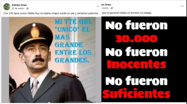 Un periodista de Bariloche denunció que un candidato a constituyente es “apologista de Videla”