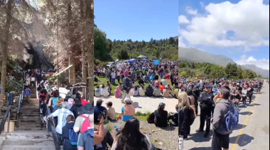 La fe caminó por la Ruta 82 (pese a los pozos)
