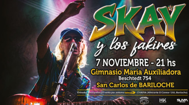 Skay llega a Bariloche con Los Fakires tras la muerte del Indio: “Te llevo en cada recuerdo, en cada canción de ayer”