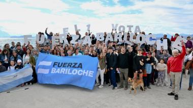 Fuerza Bariloche cerró la campaña en la costanera con una consigna, “el futuro de la ciudad no se negocia, se defiende”