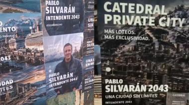Misterio en las calles por los afiches de "Pablo Silvarán", el candidato a intendente que se adelantó al futuro