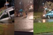 Violenta noche de accidentes de tránsito dejó varios heridos en la ciudad