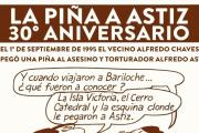 Treinta años después, Bariloche recuerda "la piña de Alfredo Chaves" contra el represor Astiz