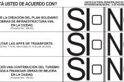 La Junta Electoral aprobó la boleta del referéndum y levantó la suspensión de plazos