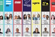 Así quedaron las listas para competir en octubre para diputados y senadores
