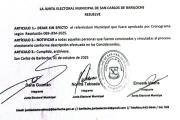 La Junta Electoral suspendió definitivamente el referéndum tras el fallo del Superior Tribunal de Justicia