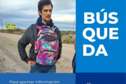 Continúa la búsqueda de Emiliano Evans, el joven de El Bolsón visto por última vez en Bariloche
