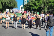 Bariloche marchó en el Día Internacional contra la Violencia hacia la Mujer con reclamos por casos locales