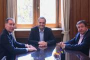 Weretilneck se reunió con Santilli y Adorni para avanzar en una agenda de desarrollo para Río Negro