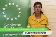 Río Negro contra el fuego: qué dice el parte provincial sobre los incendios