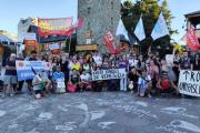 Docentes y organizaciones de Bariloche se movilizaron contra la intervención de EEUU en Venezuela
