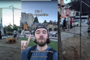 (Video) Los baños públicos del Centro Cívico, escenario de peleas: un turista extranjero lo filmó y lo viralizó en TikTok