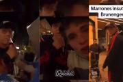 Brunenger, el influencer con millones de seguidores, fue agredido verbalmente por "fisuras" en pleno centro de Bariloche