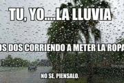 Hay alerta naranja por lluvia, y todavía no guardaste las bombachas y calzones