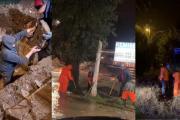 ​​​​​​​Lluvia récord en Bariloche: calles inundadas, cuadrillas en la calle y una noche sin tregua