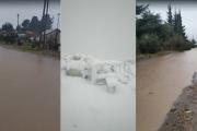 (Videos) Temporal sin tregua: barrios anegados, accidentes en las calles y el refugio Frey cubierto de nieve