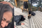 "Subió a fumarse una sequita y se le cayó": el contenido de una influencer en Bariloche que estalló la polémica