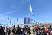 "La patria tiene que volver a sentirse": el Sanjo izó su primera bandera en el alto de Bariloche
