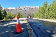 Mejoran el estado de la RN 40 entre Bariloche y El Bolsón: ya van más de 150 toneladas de asfalto