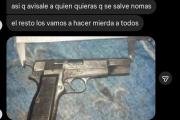 "El martes son todos boleta": ahora, también circulan amenazas y fotos de un arma entre estudiantes de la CEM 36