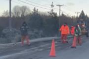 La Municipalidad también se pudrió de los pozos, y fue arreglar la Ruta 82