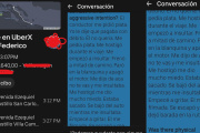 "De acá no te vas": el calvario de una turista atrapada en un Uber en plena Avenida Bustillo