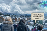 Cayeron los primeros copos y Bariloche levantó la vista al cielo: no busca ovnis, quiere nieve