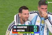 Argentina le ganó 2 a 0 a Austria con un doblete de Messi y ya está en los 16avos del Mundial