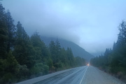 Alerta por lluvias en la ruta Juan Herman (ex 40): así está el tramo Bariloche-El Bolsón