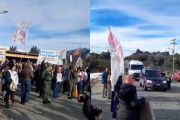 Trabajadores de CNEA cortan la ruta 82 frente a Intecnus