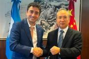 Fullone llevó la agenda de desarrollo de Río Negro al embajador de China