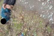 Un hombre quedó tirado en un charco de agua con hipotermia en el 29 de Septiembre